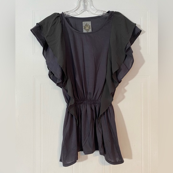 💟Purple Ruffle Top 💟 - Picture 7 of 10